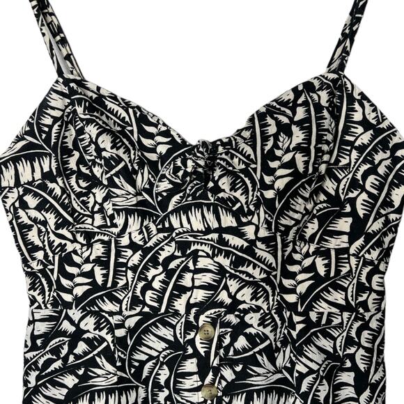 Billabong Morning Light Franca Dress Tropical Cotton Linen Blend Mini Size 14 - Picture 3 of 10